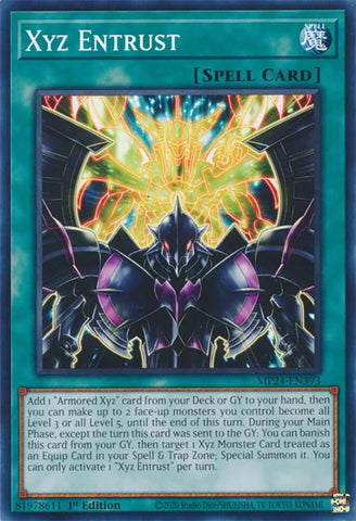 Xyz Entrust (MP24-EN393) (25th Anniversary Tin: Dueling Mirrors) YuGiOh