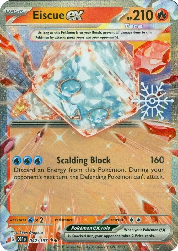 Image for Eiscue ex (Holiday Calendar) (042/197) (Miscellaneous Cards & Products) (MCAP) - Pokemon