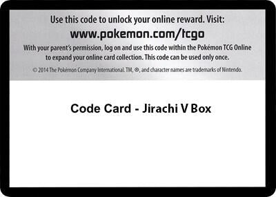 Image for Code Card - Jirachi V Box (Miscellaneous Cards & Products) (MCAP) - Pokemon