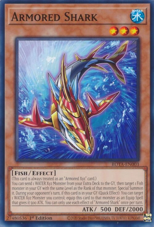 Armored Shark (ROTA-EN003) (Rage of the Abyss) YuGiOh