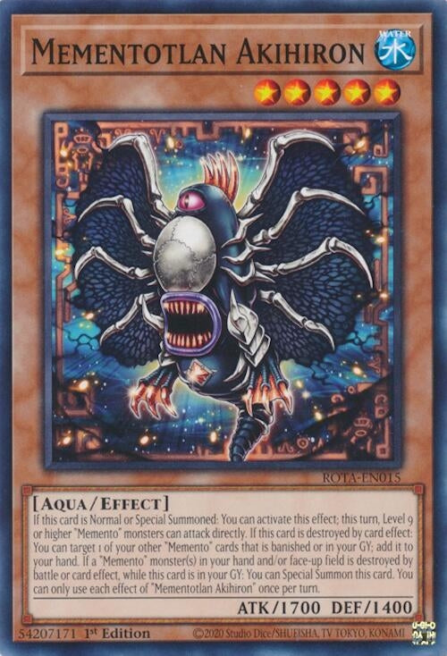 Mementotlan Akihiron (ROTA-EN015) (Rage of the Abyss) YuGiOh