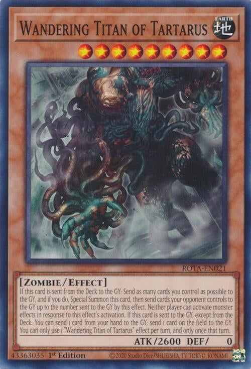 Wandering Titan of Tartarus (ROTA-EN021) (Rage of the Abyss) YuGiOh