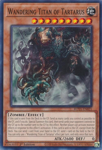 Wandering Titan of Tartarus (ROTA-EN021) (Rage of the Abyss) YuGiOh