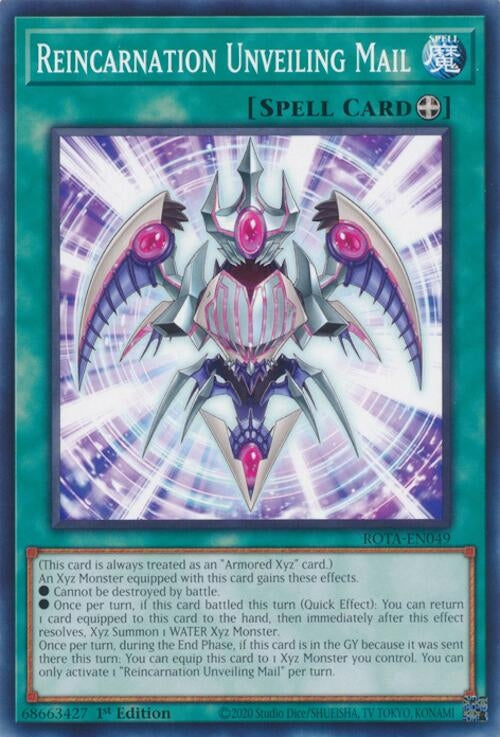 Reincarnation Unveiling Mail (ROTA-EN049) (Rage of the Abyss) YuGiOh