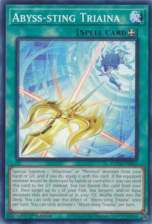 Abyss-sting Triaina (ROTA-EN062) (Rage of the Abyss) YuGiOh