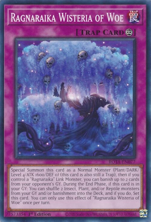 Ragnaraika Wisteria of Woe (ROTA-EN077) (Rage of the Abyss) YuGiOh