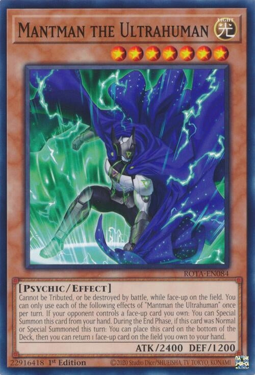 Mantman the Ultrahuman (ROTA-EN084) (Rage of the Abyss) YuGiOh
