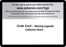 Image for Code Card - Shining Legends Collector Chest (Shining Legends) (SHL) - Pokemon