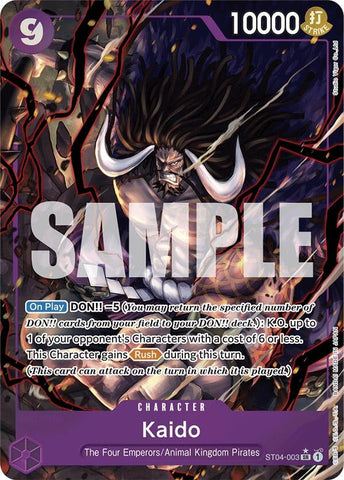 Kaido (ST04-003) (Alternate Art) (ST04-003) (Premium Booster -The Best-) One Piece Card Game