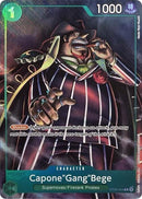 Capone"Gang"Bege (Premium Card Collection -Best Selection Vol. 2-) (ST02-004) (One Piece Promotion Cards) One Piece Card Game