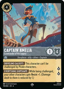 Image for Captain Amelia - Commander of the Legacy (192/204) (Azurite Sea) (6) - Disney Lorcana