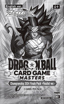 Image for Championship 2024 Finals Pack -Finalist ver.- - Dragon Ball Super: Masters