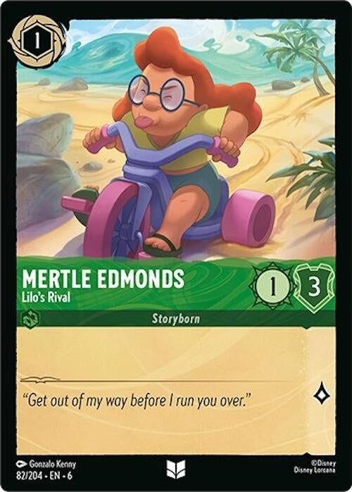 Image for Mertle Edmonds - Lilo's Rival (82/204) (Azurite Sea) (6) - Disney Lorcana