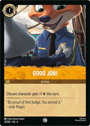 Image for Good Job! (27/204) (Azurite Sea) (6) - Disney Lorcana