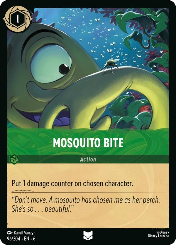 Image for Mosquito Bite (96/204) (Azurite Sea) (6) - Disney Lorcana
