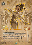 Image for Tiana - Restaurant Owner (Enchanted) (206/204) (Azurite Sea) (6) - Disney Lorcana