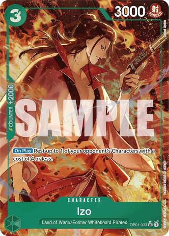 Izo (OP01-033) (Alternate Art) (OP01-033) (Premium Booster -The Best-) One Piece Card Game