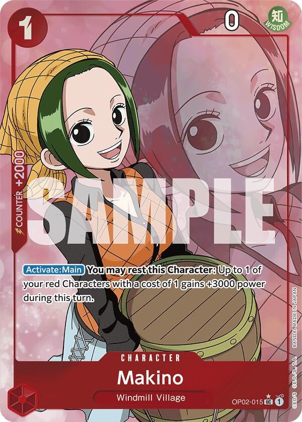 Makino (Full Art) (OP02-015) (Premium Booster -The Best-) (PRB-01) One Piece Card Game