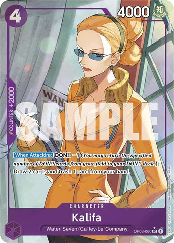 Kalifa (Full Art) (OP03-060) (Premium Booster -The Best-) One Piece Card Game