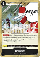 Image for Barrier!! (Jolly Roger Foil) (OP04-095) (Premium Booster -The Best-) - One Piece Card Game