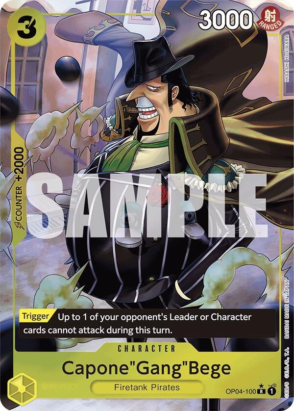 Capone"Gang"Bege (OP04-100) (Full Art) (OP04-100) (Premium Booster -The Best-) One Piece Card Game
