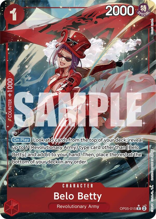 Belo Betty (Full Art) (OP05-015) (Premium Booster -The Best-) One Piece Card Game