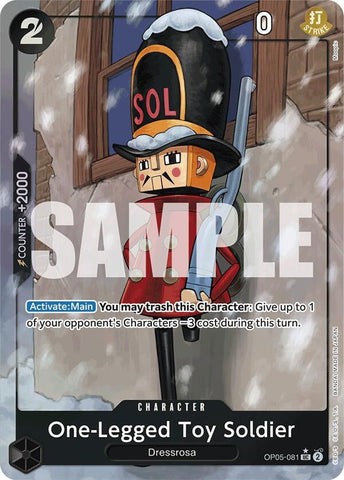 One-Legged Toy Soldier (Full Art) (OP05-081) (Premium Booster -The Best-) One Piece Card Game