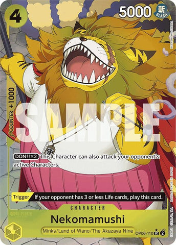 Nekomamushi (Full Art) (OP06-110) (Premium Booster -The Best-) One Piece Card Game