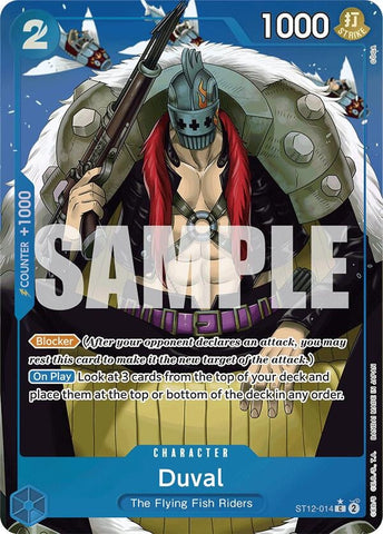 Duval (Full Art) (ST12-014) (Premium Booster -The Best-) One Piece Card Game