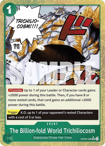 The Billion-fold World Trichiliocosm (Textured Foil) (OP06-038) (Premium Booster -The Best-) One Piece Card Game