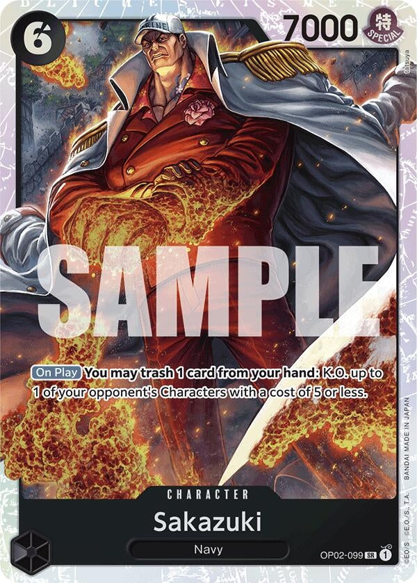 Image for Sakazuki (Reprint) (OP02-099) (Premium Booster -The Best-) - One Piece Card Game