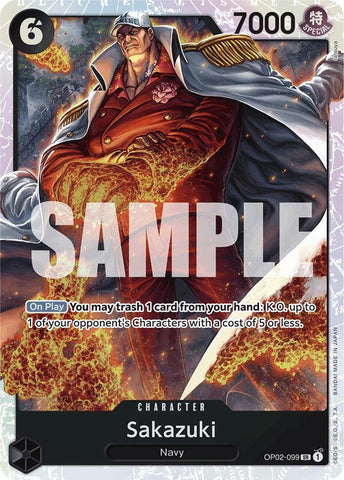 Image for Sakazuki (Reprint) (OP02-099) (Premium Booster -The Best-) - One Piece Card Game