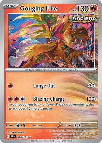 Image for Gouging Fire (038/191) - Pokemon