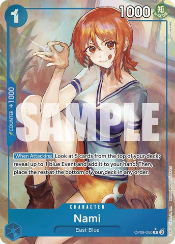 Nami (050) (Parallel) (OP09-050) (Emperors in the New World) One Piece Card Game