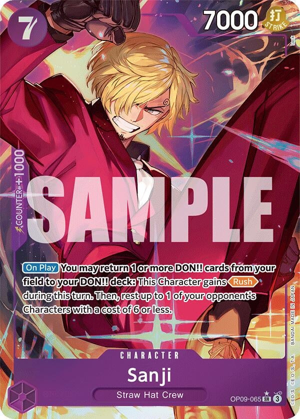 Sanji (065) (Parallel) (OP09-065) (Emperors in the New World) One Piece Card Game