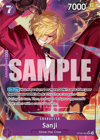 Sanji (065) (Parallel) (OP09-065) (Emperors in the New World) One Piece Card Game