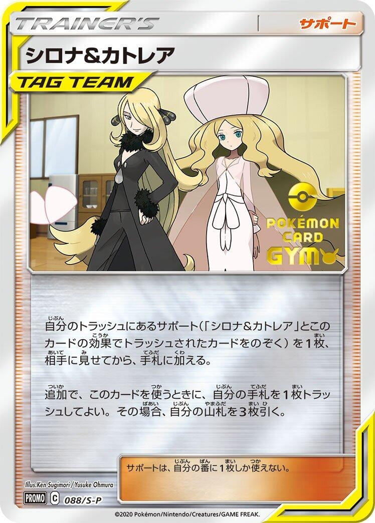 Image for Cynthia & Caitlin - 088/S-P (088/S-P) (S-P: Sword & Shield Promos) (S-P) - Pokemon Japan