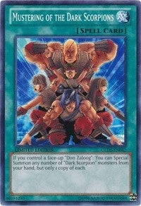 Mustering of the Dark Scorpions (GLD5-EN042) (Gold Series: Haunted Mine) YuGiOh
