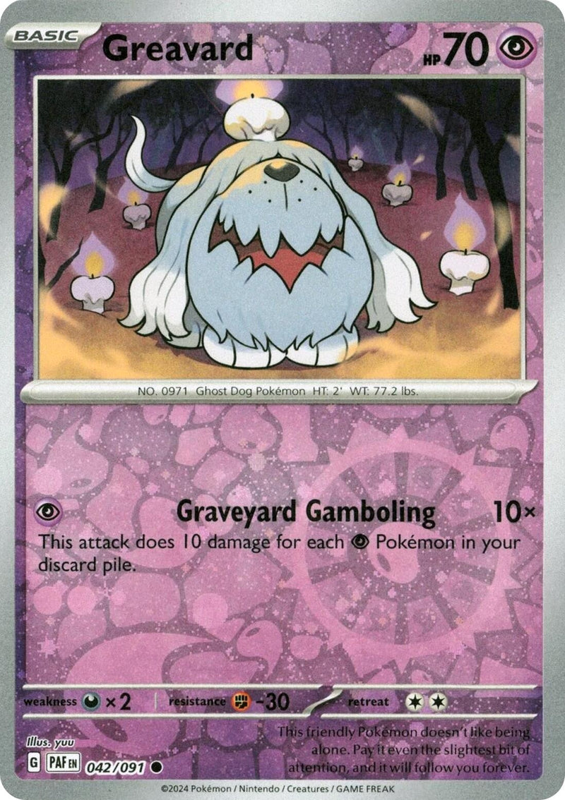 Image for Greavard - 042/091 (Reverse Cosmos Holo) (042/091) (Miscellaneous Cards & Products) (MCAP) - Pokemon