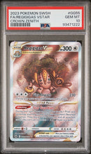 REGIGIGAS VSTAR - CROWN ZENITH - PSA GEM MT 10 Pokemon Single