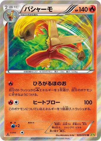 Image for Blaziken (020/070) (XY5-Bg: Gaia Volcano) - Pokemon Japan