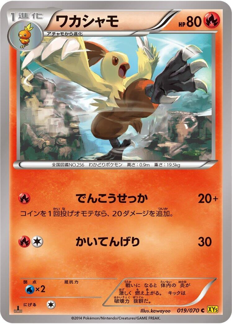Image for Combusken (019/070) (XY5-Bg: Gaia Volcano) - Pokemon Japan