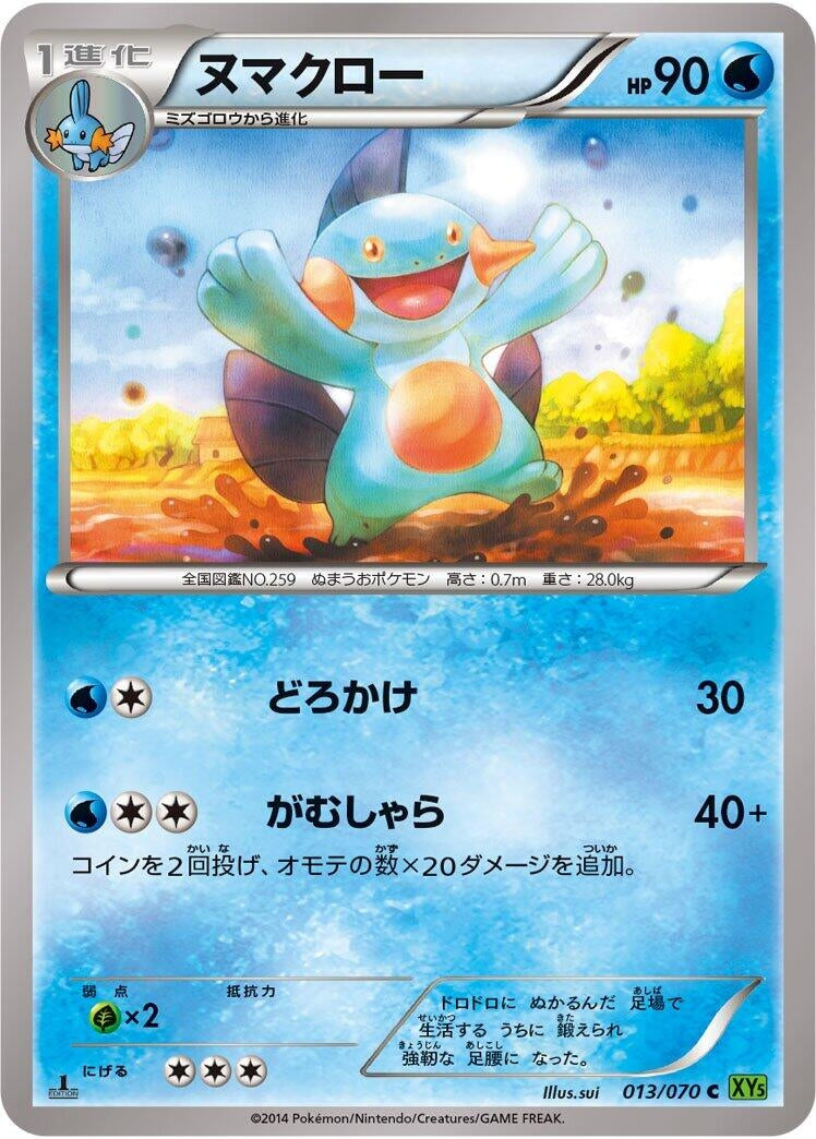 Image for Marshtomp (013/070) (XY5-Bt: Tidal Storm) - Pokemon Japan