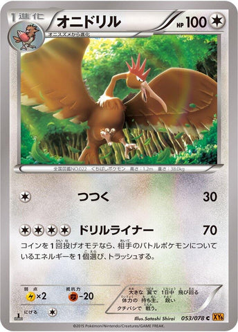 Image for Fearow (053/078) (XY6: Emerald Break) - Pokemon Japan
