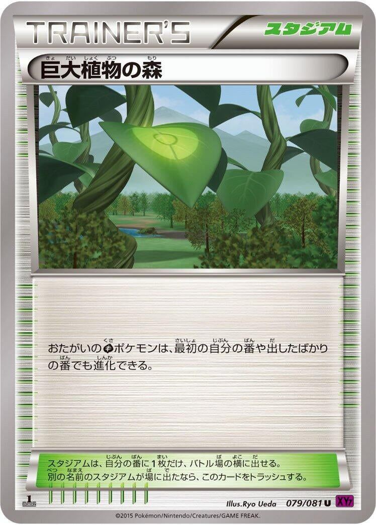 Image for Forest of Giant Plants (079/081) (XY7: Bandit Ring) - Pokemon Japan