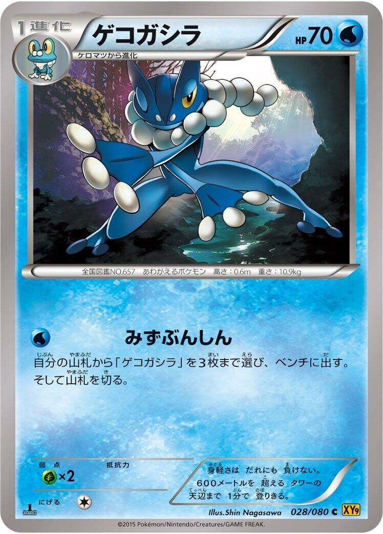 Image for Frogadier (028/080) (XY9: Rage of the Broken Heavens) - Pokemon Japan