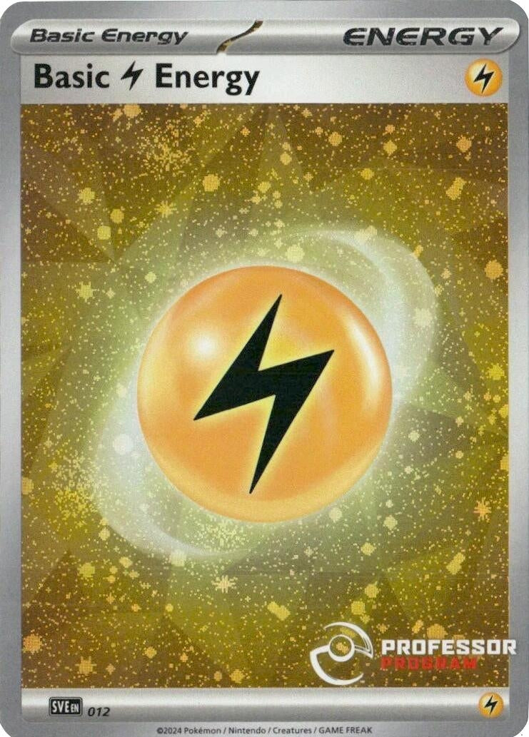 Image for Lightning Energy (2024) (012) (Professor Program Promos) (PPP) - Pokemon