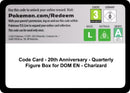 Image for Code Card - 20th Anniversary - Quarterly Figure Box for DOM EN - Charizard (Miscellaneous Cards & Products) (MCAP) - Pokemon