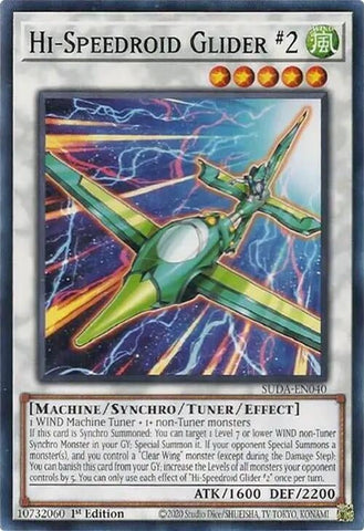 Hi-Speedroid Glider #2 (SUDA-EN040) (Supreme Darkness) YuGiOh