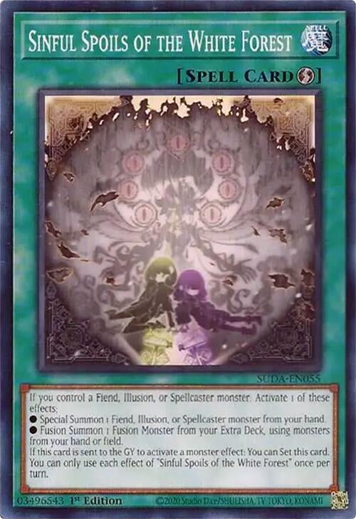 Sinful Spoils of the White Forest (SUDA-EN055) (Supreme Darkness) YuGiOh
